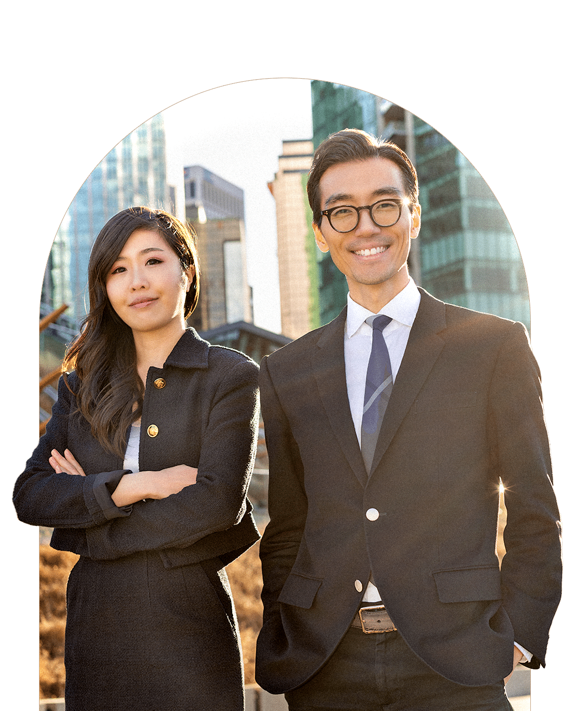 Dr. Douglas Wu and Dr. Heidi Wat